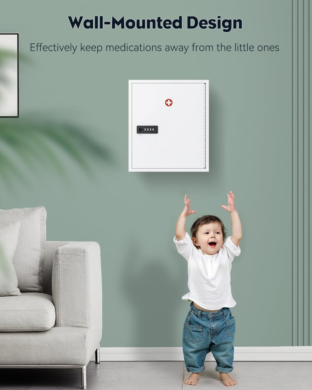Uniclife intérieur avec trois compartiments, rangement optimisé