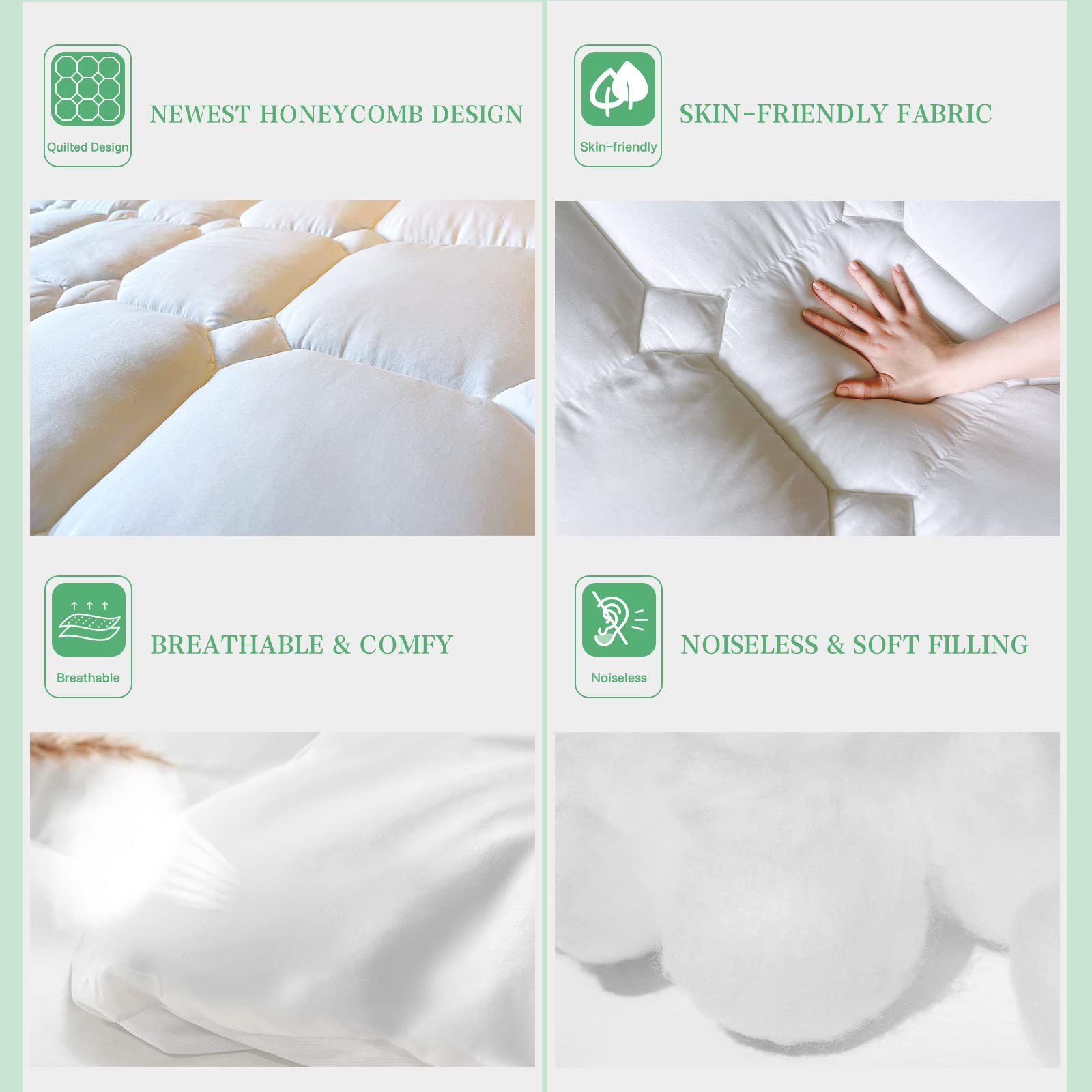 UNILIBRA bonnet profond extensible, maintien sécurisé pour matelas épais