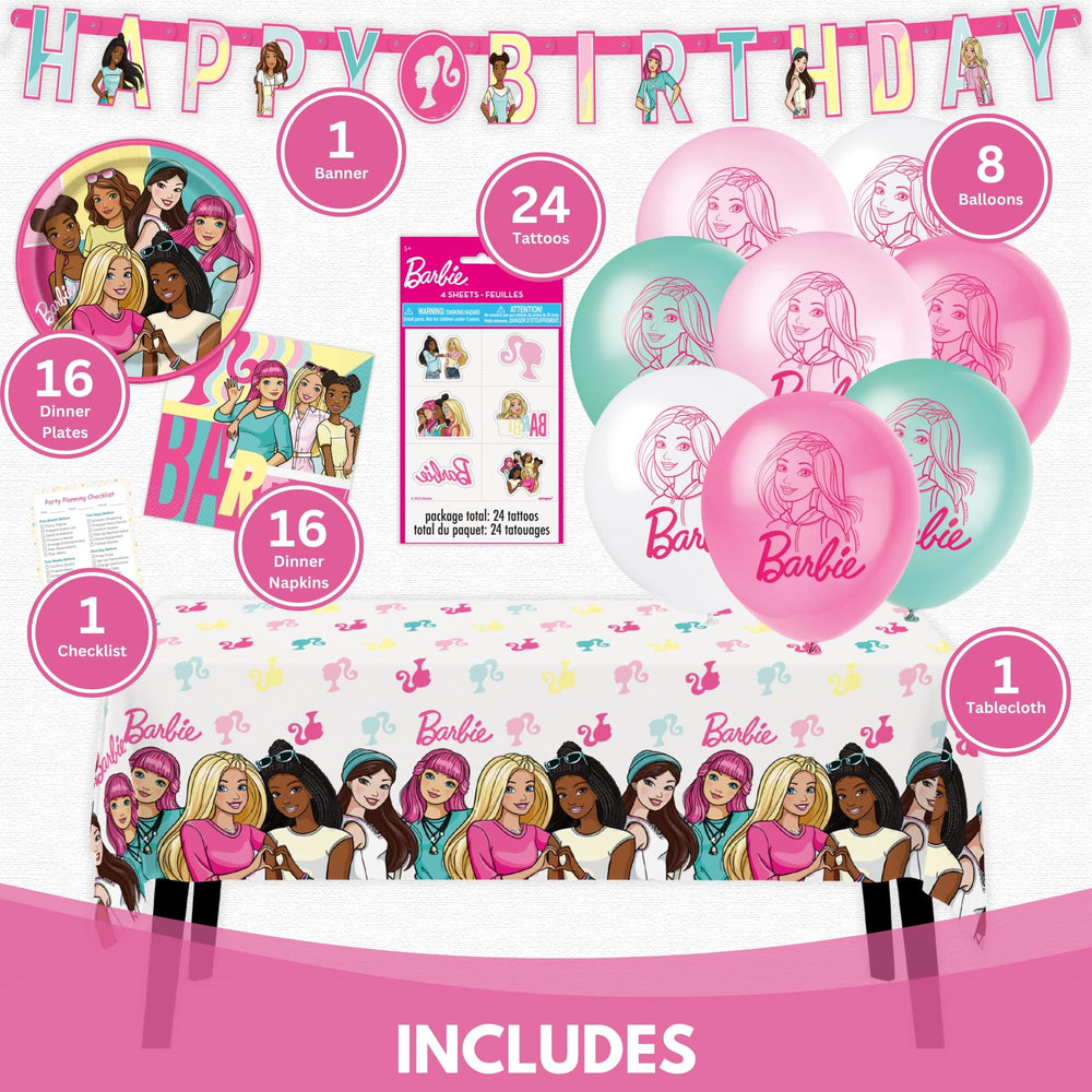 Unique Barbie nappe étanche en gros plan protège la table facilement
