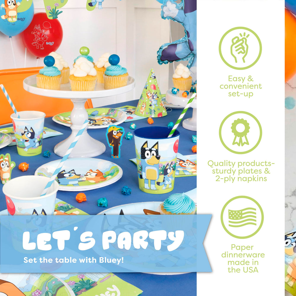 Unique Bluey gros plan illustration montrant Bluey et Bingo pour attirer enfants