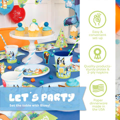 Unique Bluey gros plan illustration montrant Bluey et Bingo pour attirer enfants
