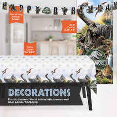 Unique Jurassic Park assiettes et serviettes robustes prêtes pour le service
