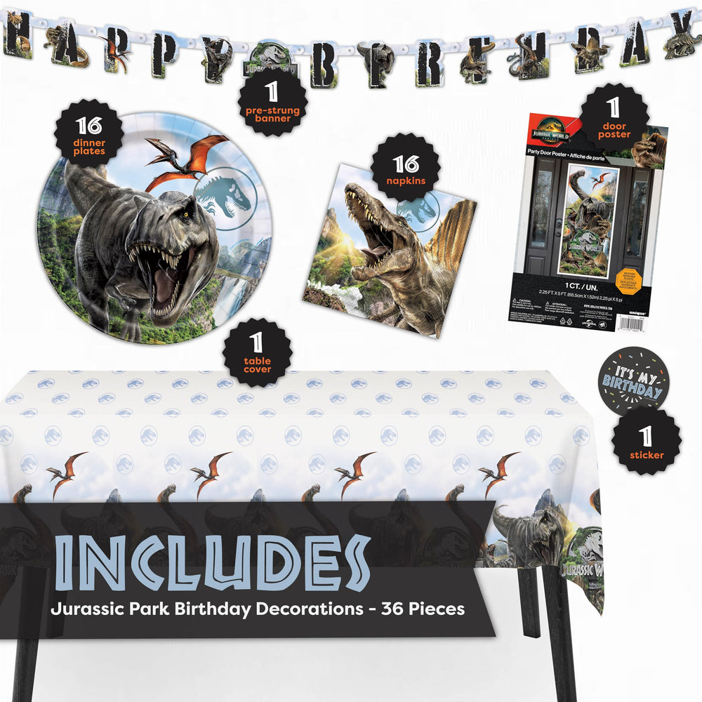 Unique Jurassic Park gros plan nappe 54x84 résistante protégeant table
