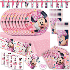 Unique packaging Minnie face avant montre contenu et thème festif