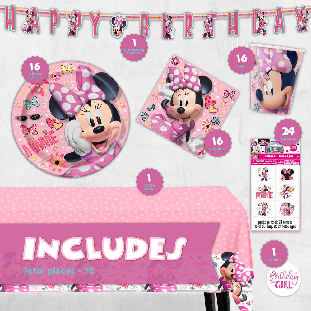 Unique nappe Minnie gros plan texture imperméable protège table