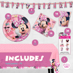 Unique nappe Minnie gros plan texture imperméable protège table