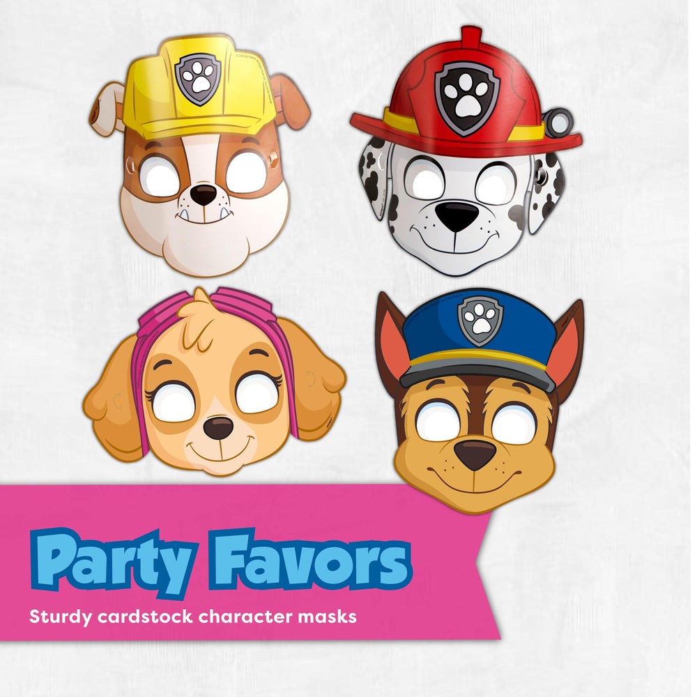 Unique Paw Patrol masques des personnages en gros plan pour activité ludique et souvenirs