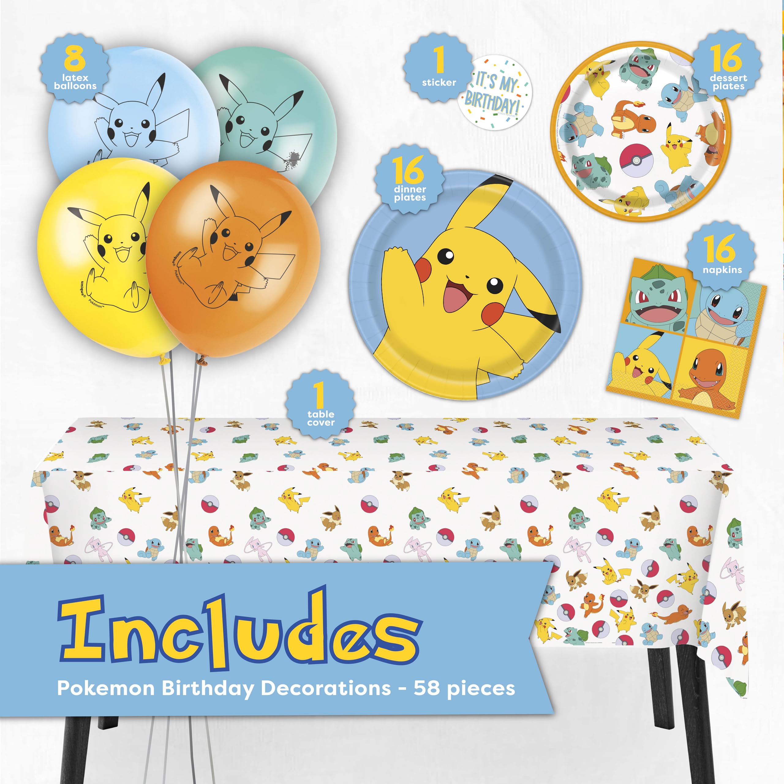 Unique assiettes Pokémon gros plan illustrant solidité pour plats d'enfants