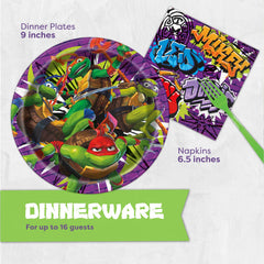 Enfant portant un masque Unique TMNT, déguisement amusant pour activité de groupe