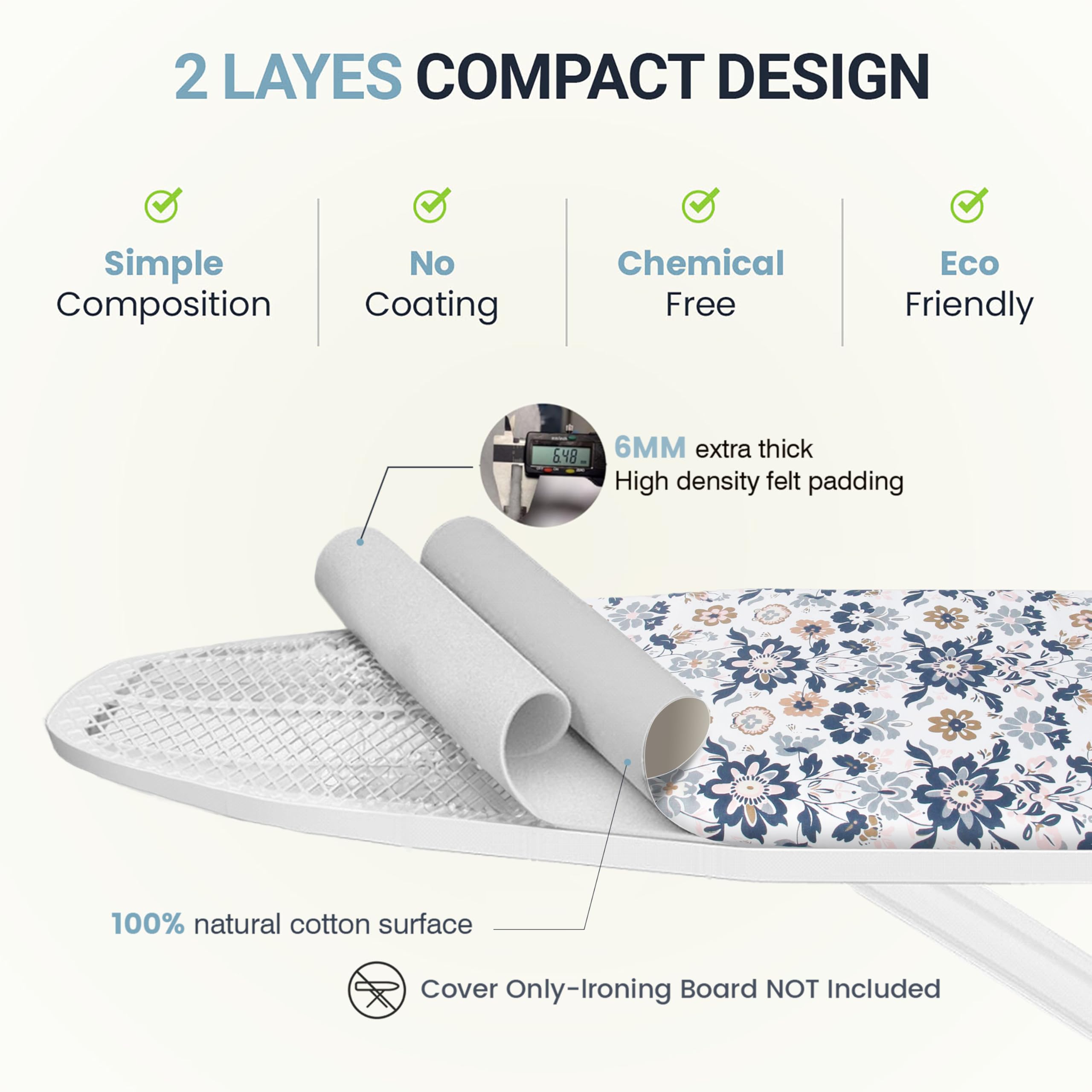 UniSimp housse avec règle pour comparer dimensions et vérifier compatibilité