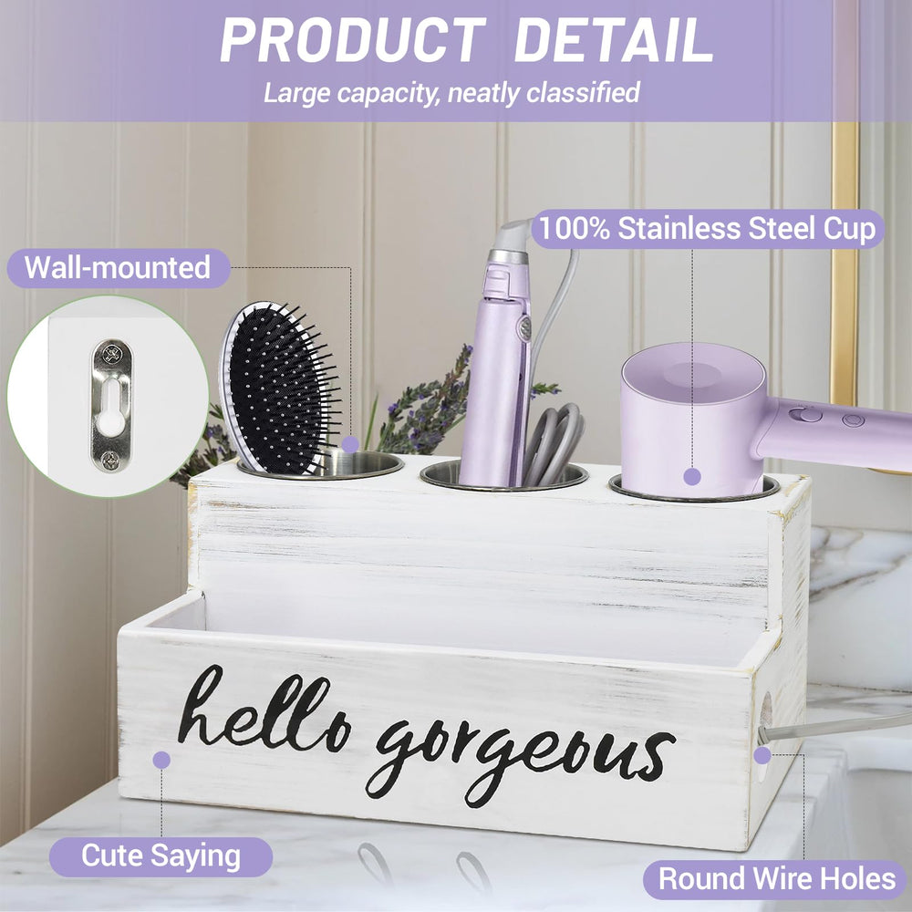 Unistyle en utilisation avec sèche-cheveux, accès rapide aux outils