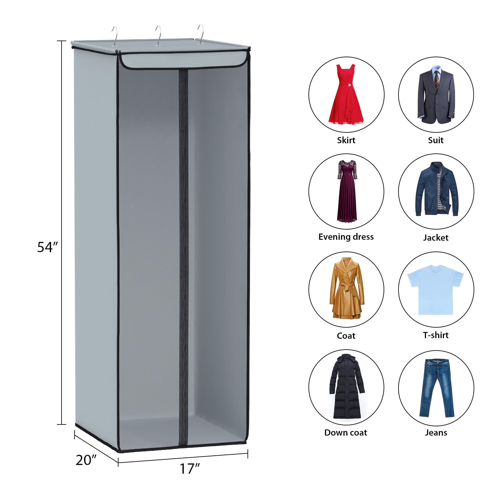 Univivi comparaison taille montrant dimensions 54 pouces et capacité
