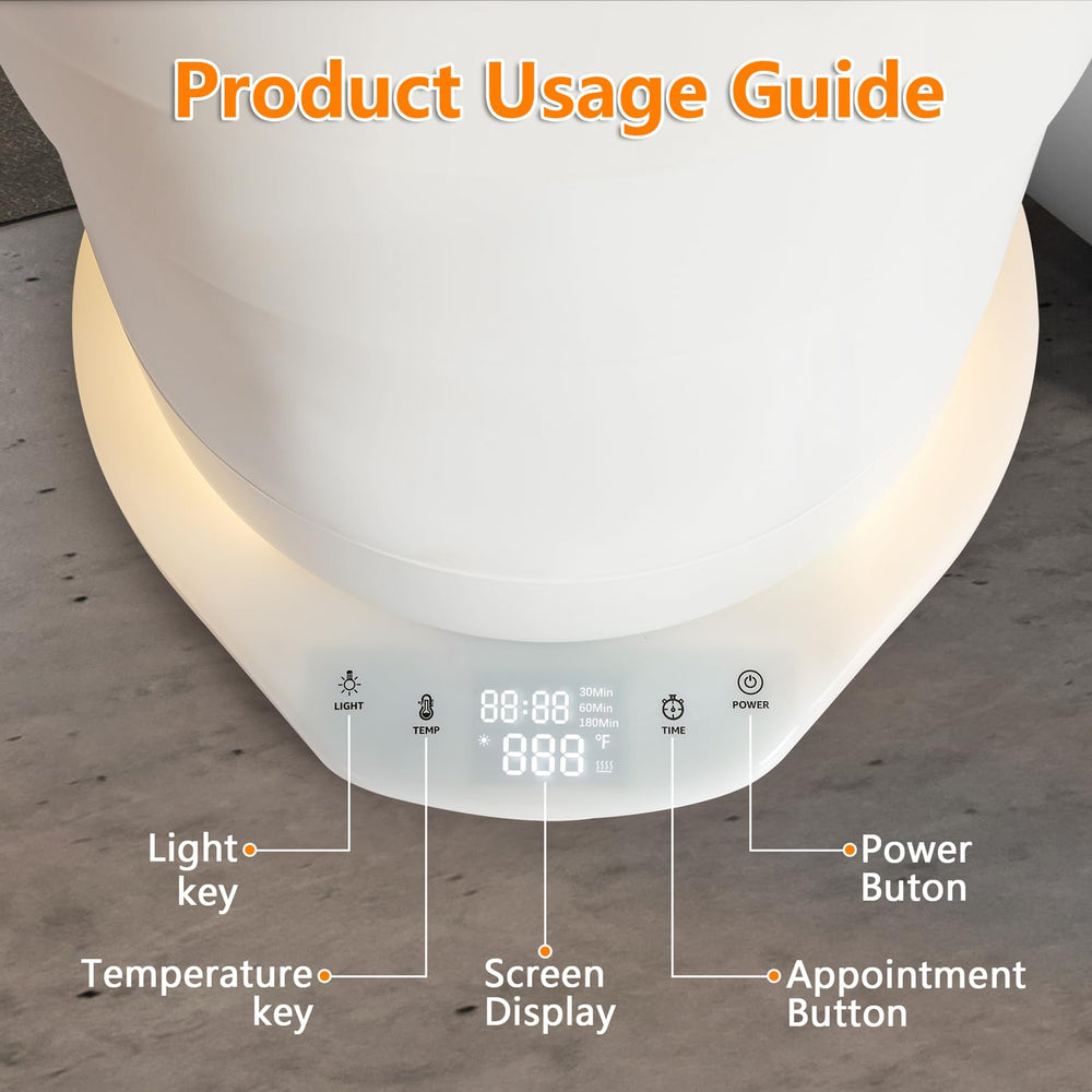 Uoxfill comparaison taille avec main montrant dimensions et portabilité