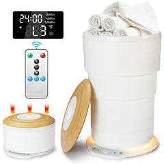 Uoxfill vue avant blanche montrant design élégant et capacité 23L pour confort