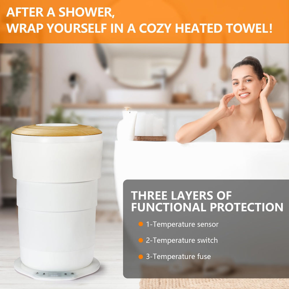 Uoxfill serviette et peignoir retirés, démontrant usage après bain agréable