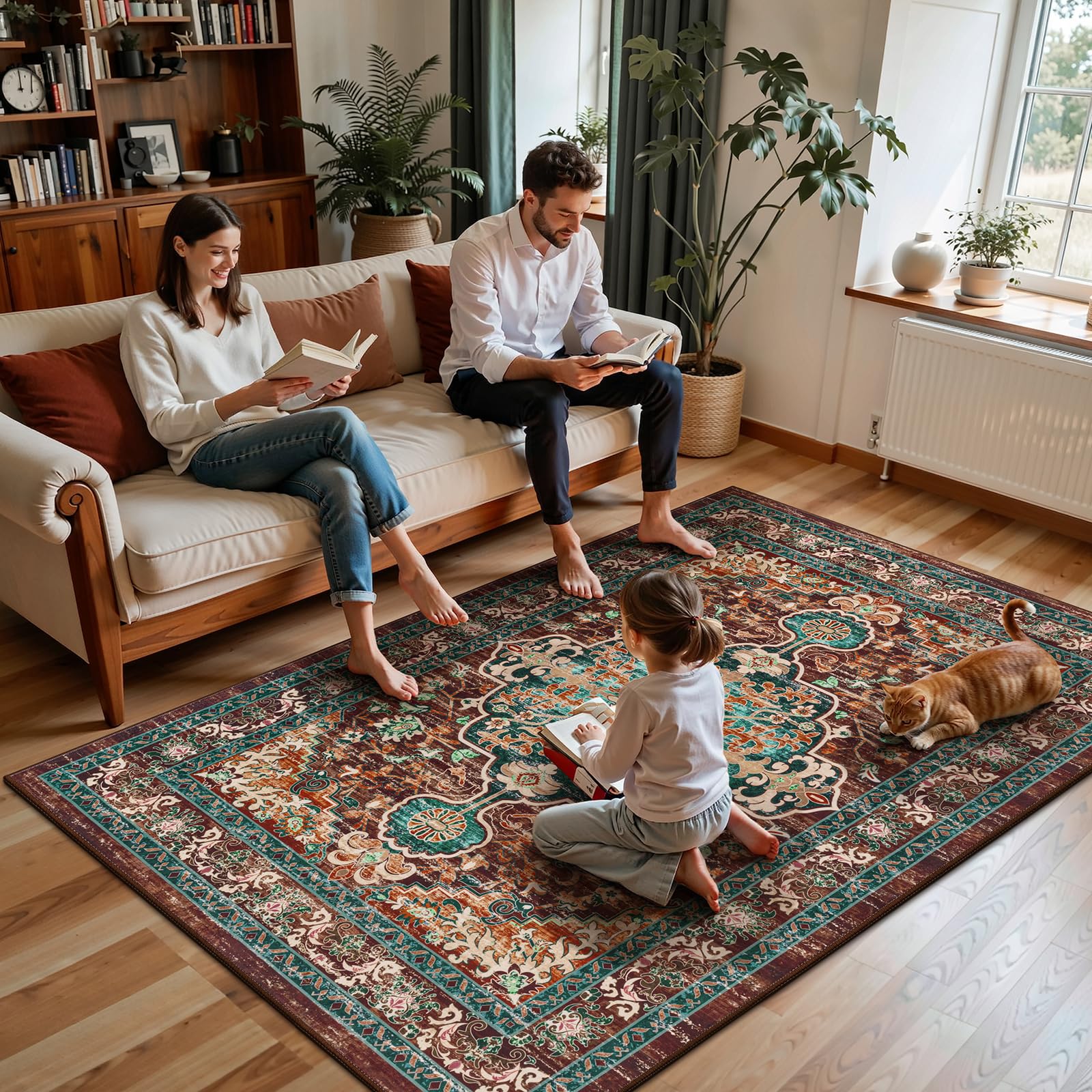 U'Artlines tapis installé dans une entrée apportant chaleur et protection du sol
