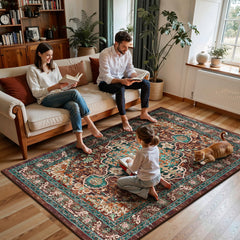 U'Artlines tapis installé dans une entrée apportant chaleur et protection du sol