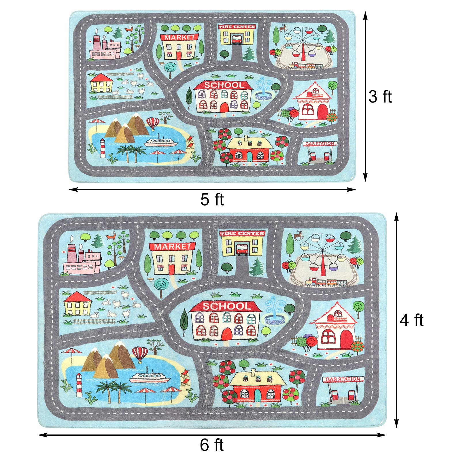 Uphome comparaison taille 4x6 montrant échelle et couverture d'espace