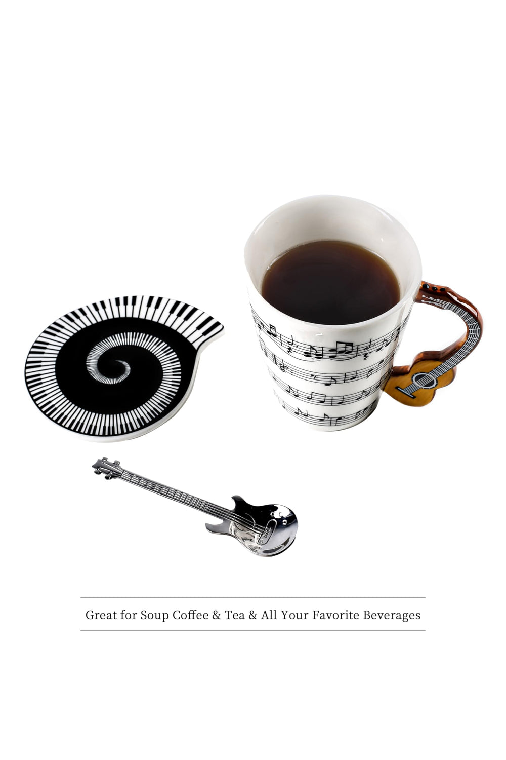Upper Midland Products mug en situation sur bureau pour décor musical