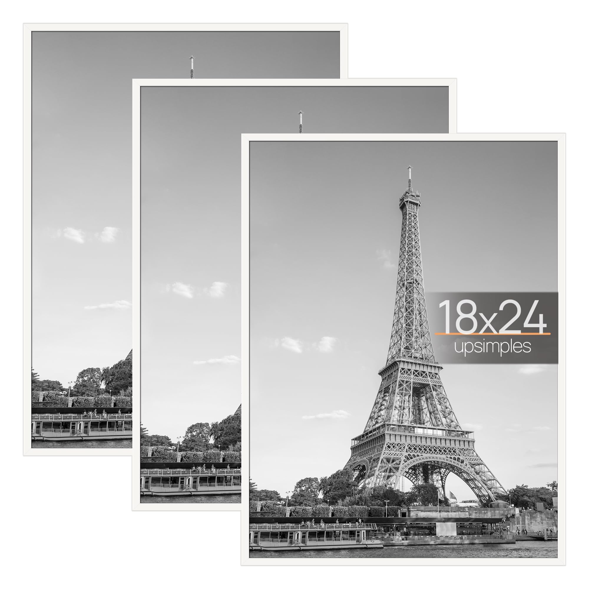 upsimples cadre 18x24 face frontale montrant une présentation soignée