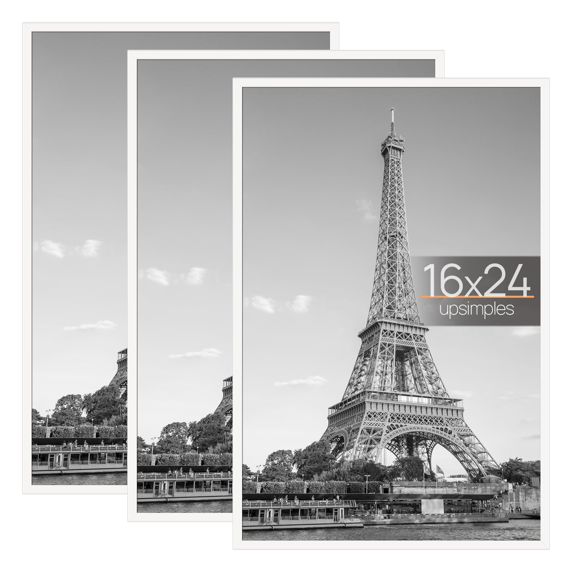 upsimples cadre affiche 16x24 face blanc présentation soignée