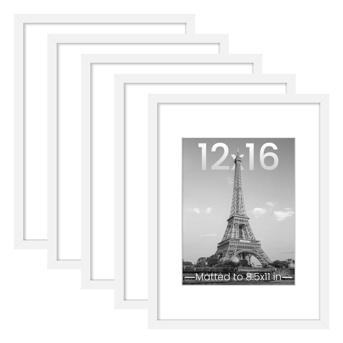 upsimples cadre blanc face avant montrant finition propre et moderne