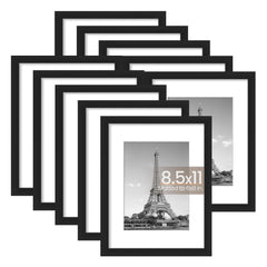 upsimples cadre face avant noir montrant une photo nette et finition élégante