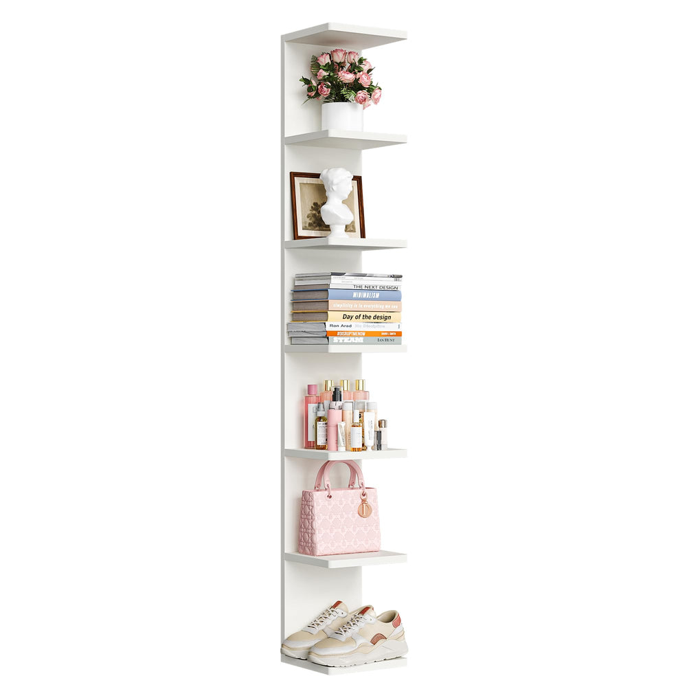 upsimples étagère murale vue avant, rangement vertical et élégant