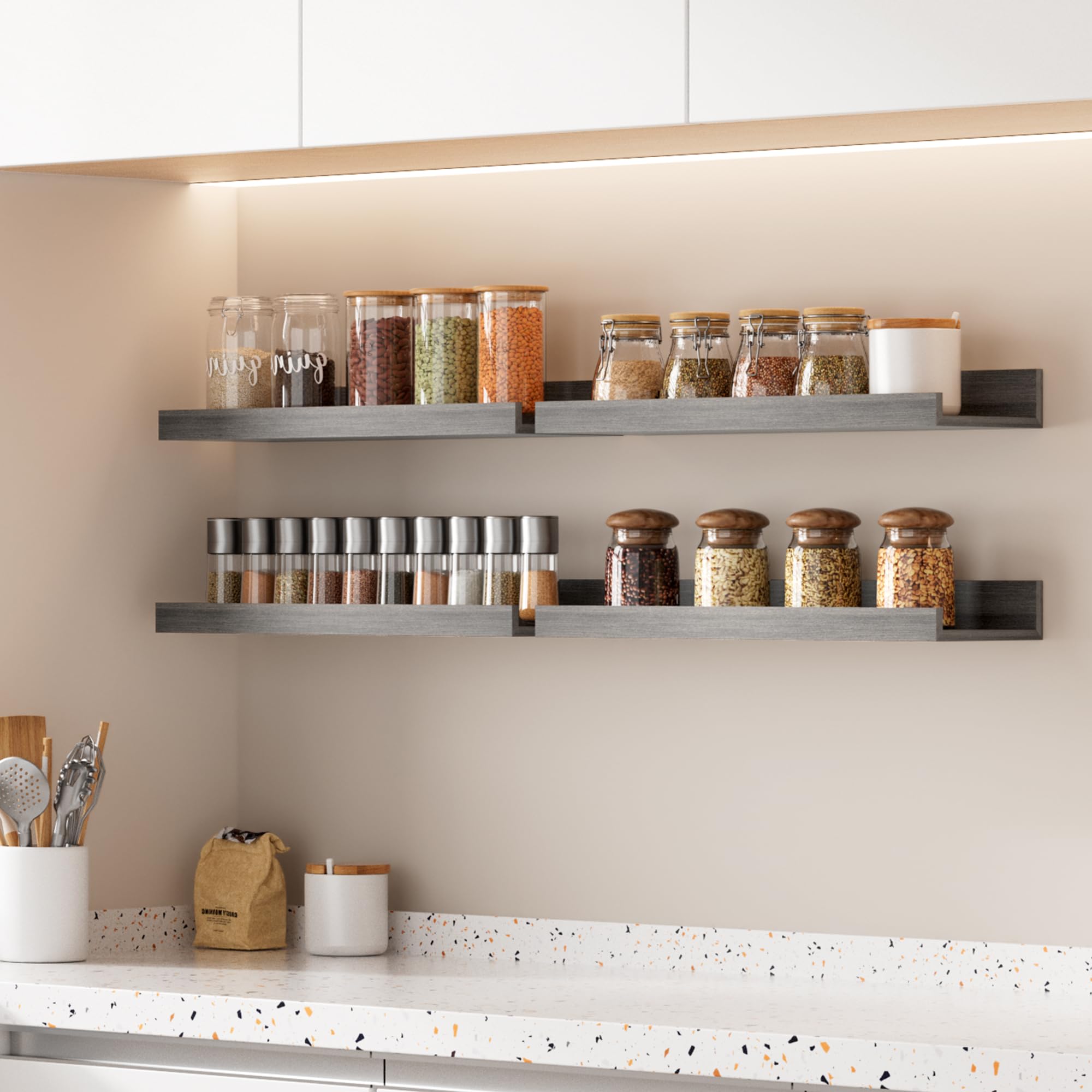 upsimples étagère dans salon style et optimisation espace