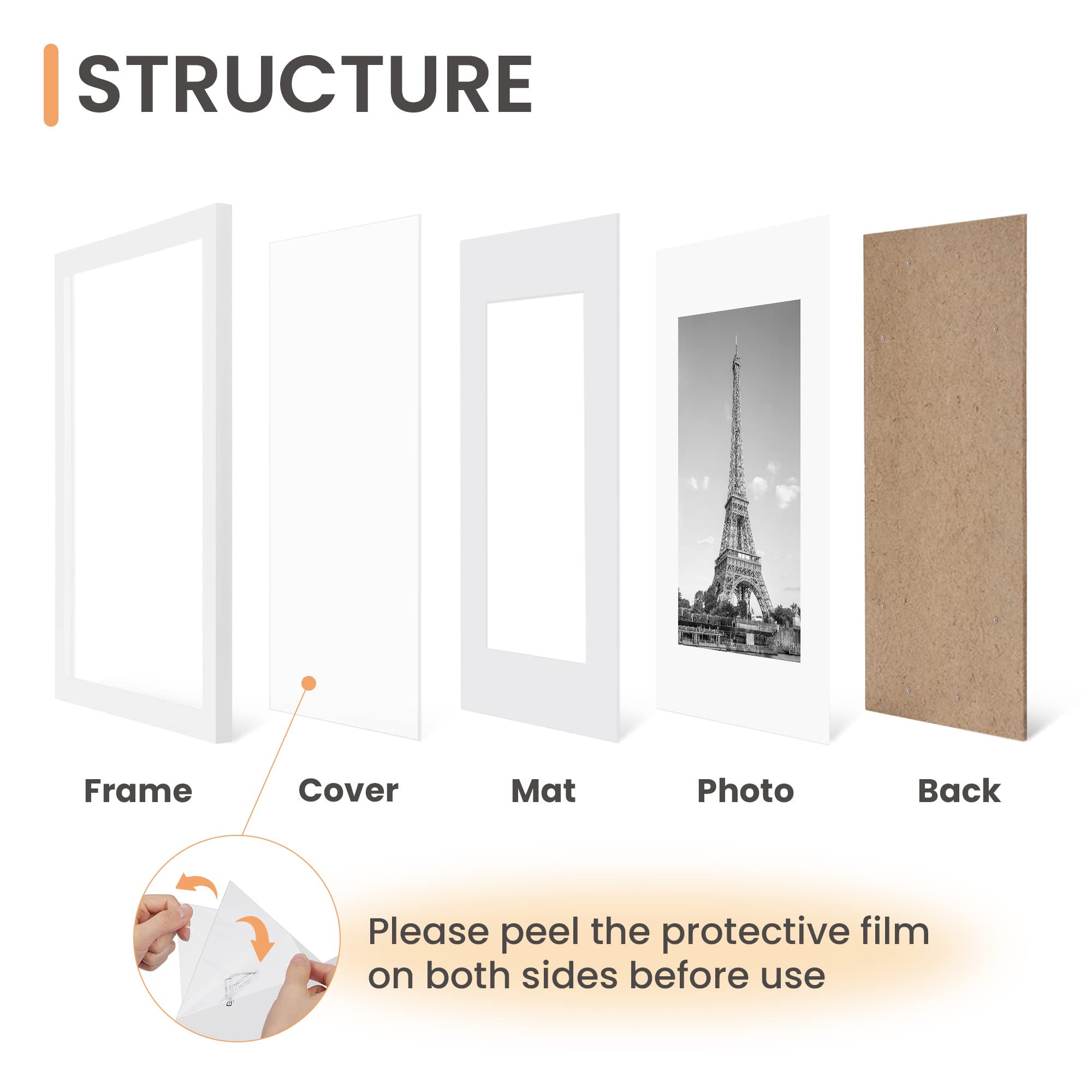 upsimples protection plastique HD visible pour sécurité et légèreté
