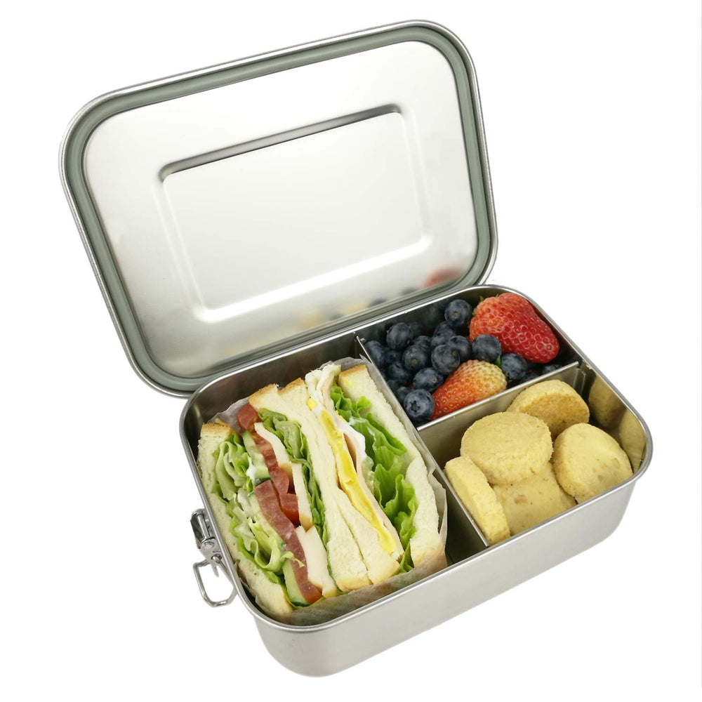 UPTRUST face avant de la boîte bento montrant fermeture sûre