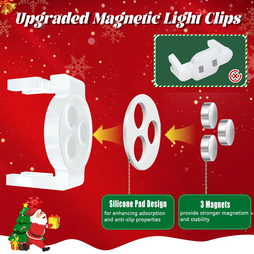 UQM clip tenant une ampoule C9 solidement, simplifie l’installation des guirlandes