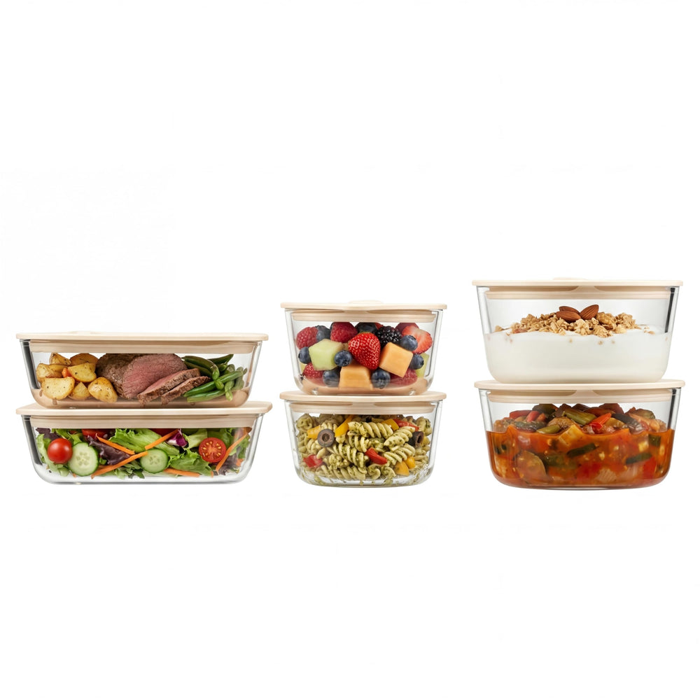 Urban Green contenant tenu en main pour comparaison de taille, pratique pour portions