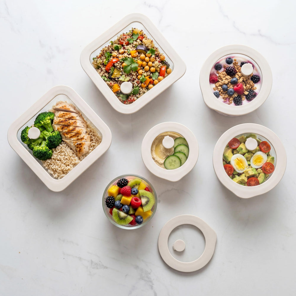 Urban Green emballage écologique ouvert avec contenu, met en valeur zéro plastique