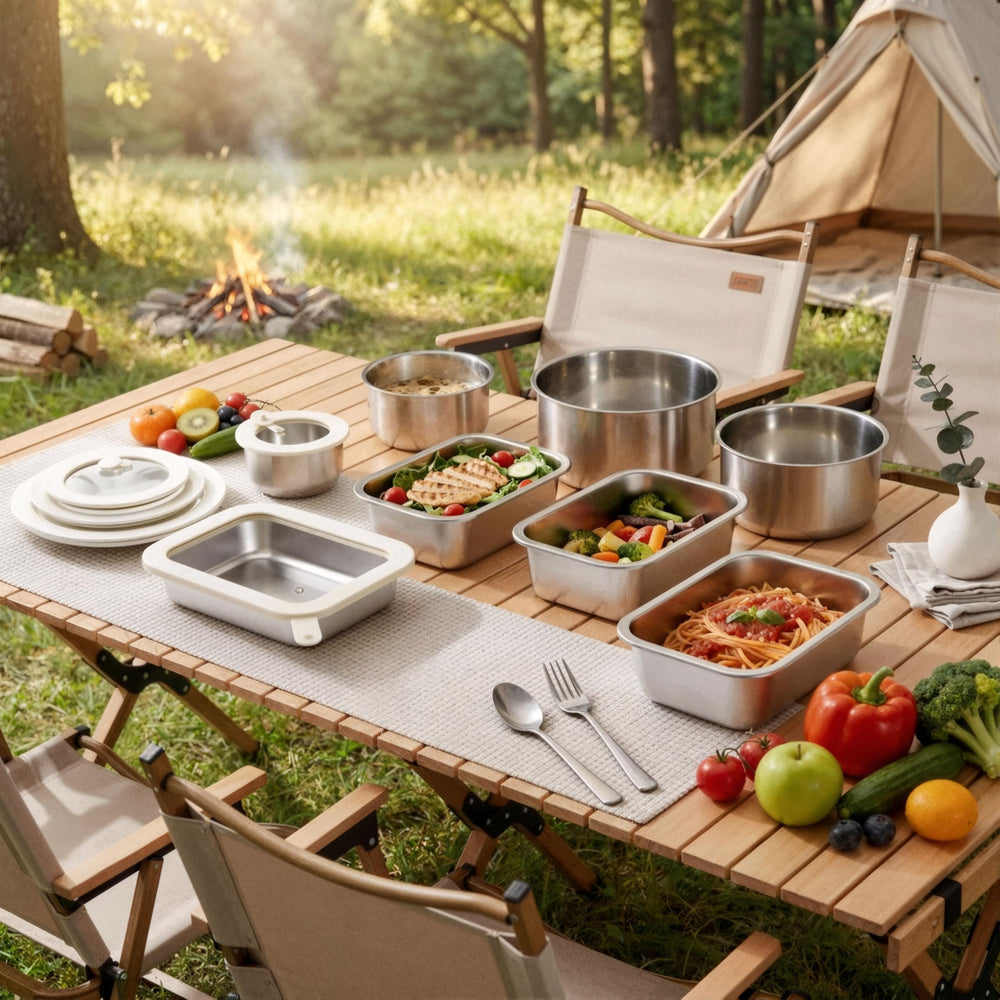 Urban Green contenant utilisé pour emporter un repas chaud pratique