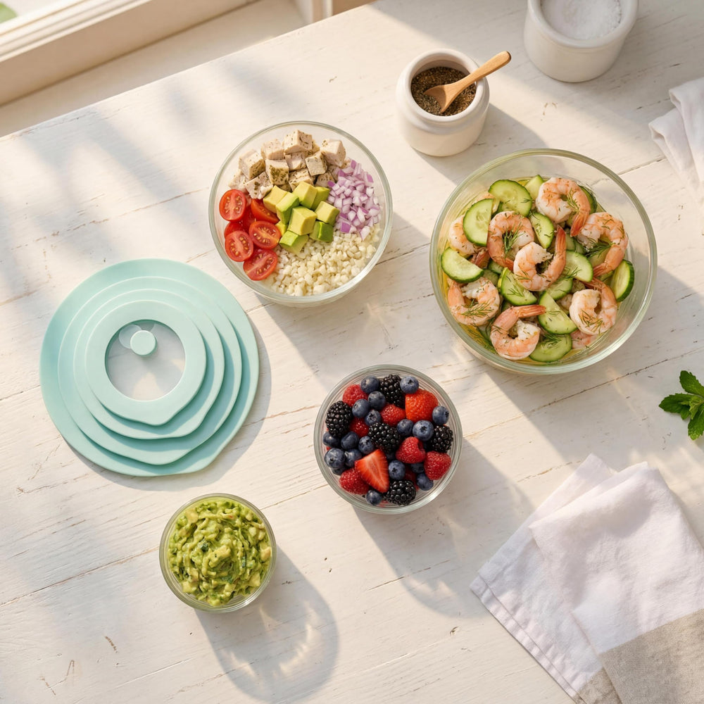 Urban Green mise en scène cuisine lifestyle pour repas préparés sains