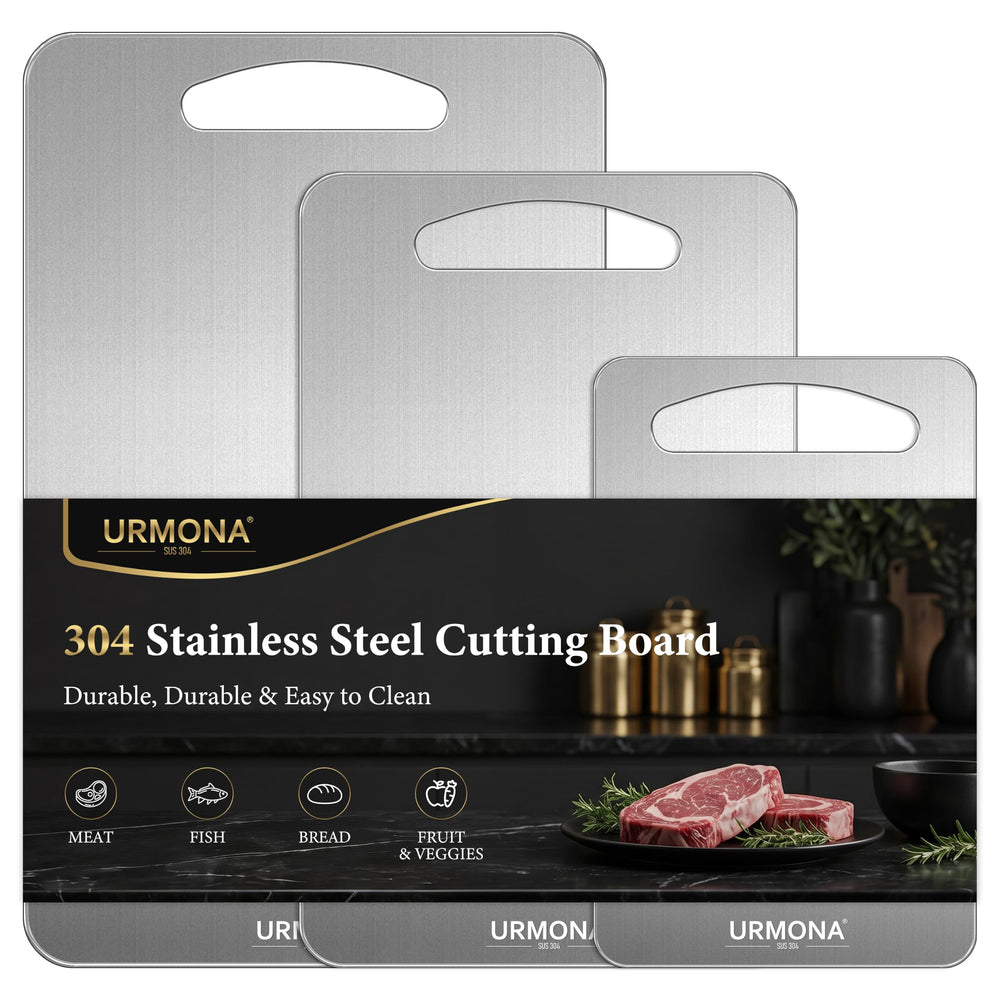 URMONA planche inox face avant montrant robustesse et hygiène