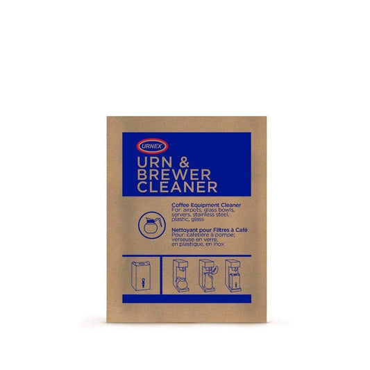 Urnex sachet 1 oz face avant montrant portion pratique et nettoyage efficace