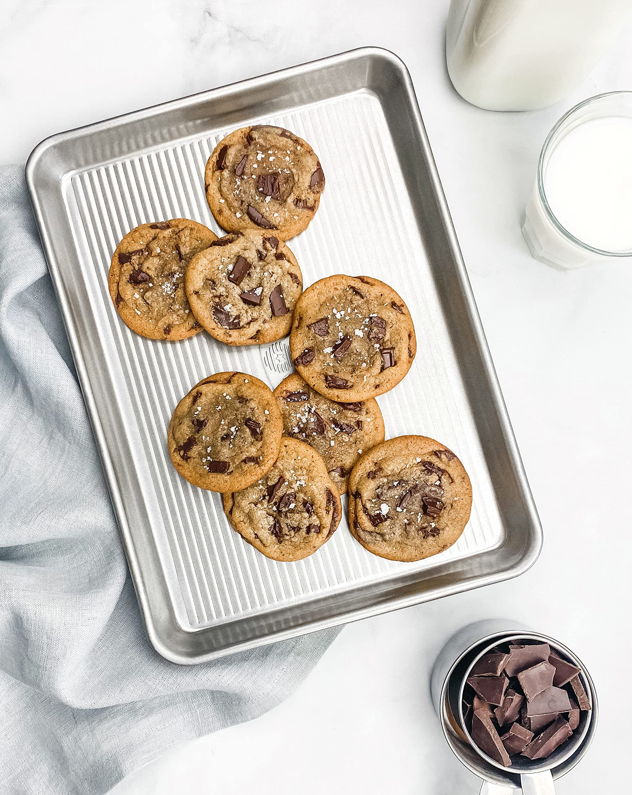 USA Pan comparaison de taille avec règle, dimensions précises pour planification