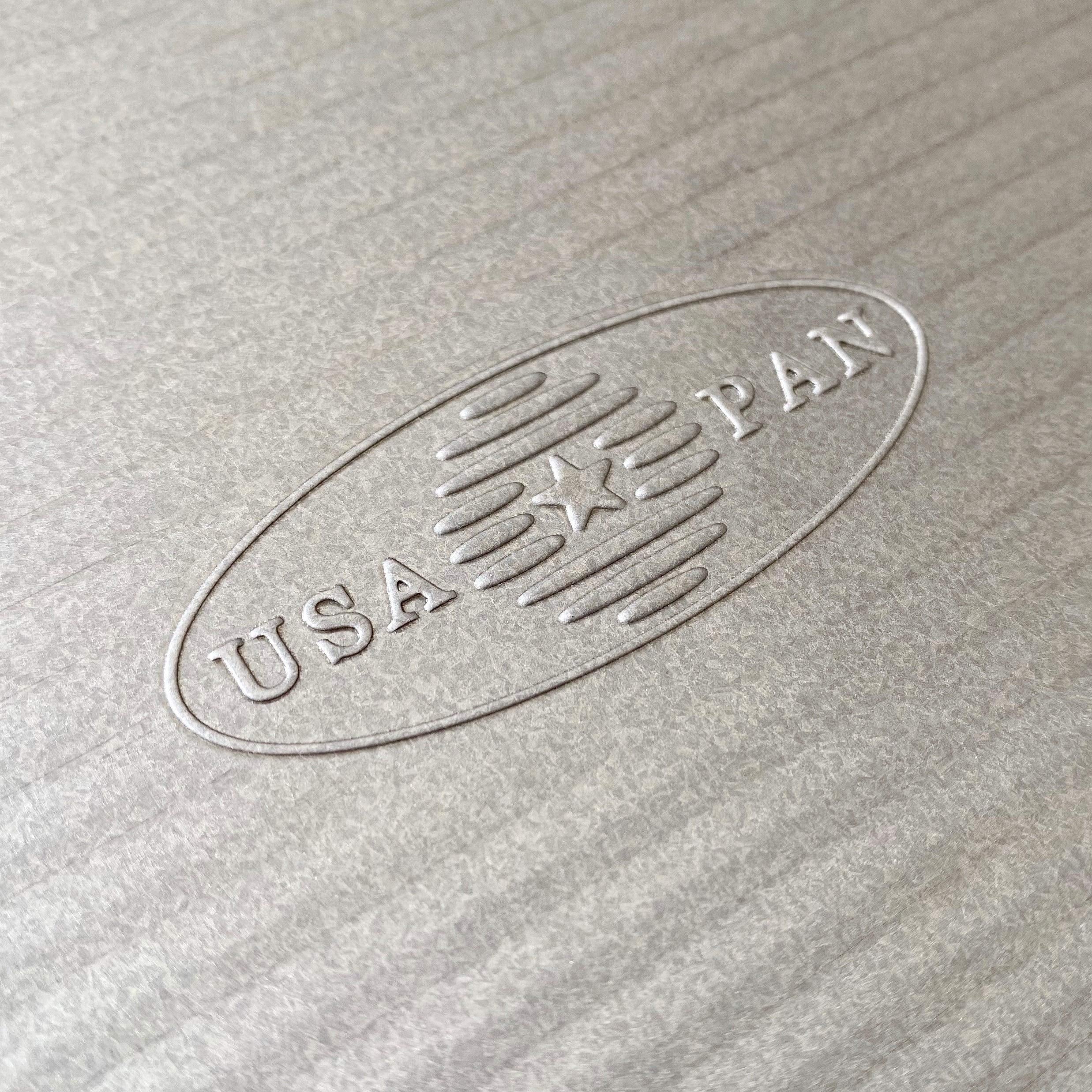 USA Pan étiquette fabrication Pittsburgh, qualité fabriquée aux États‑Unis