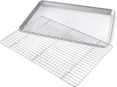 USA Pan grille insérée dans plaque pour glacer et égoutter facilement