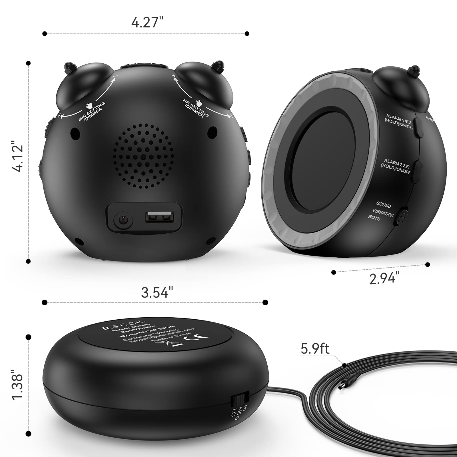 uscce emballage et contenu montrant accessoires inclus