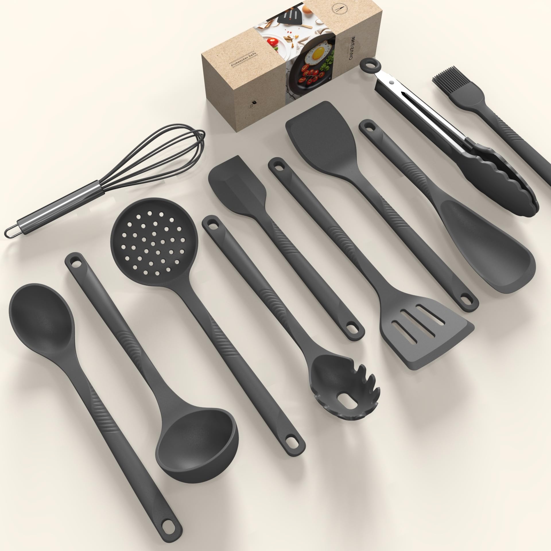 USECANO gros plan silicone texture douce protégeant les poêles