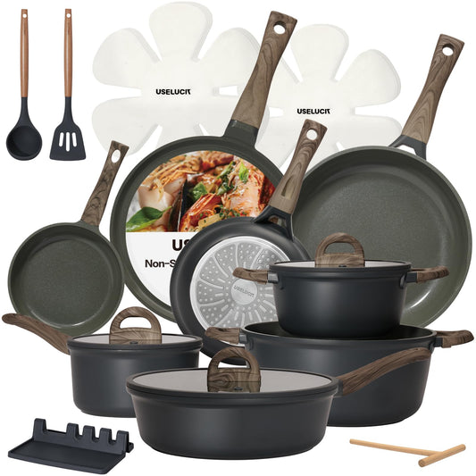 USELUCK ensemble face emballage montrant coffret complet et gain de place