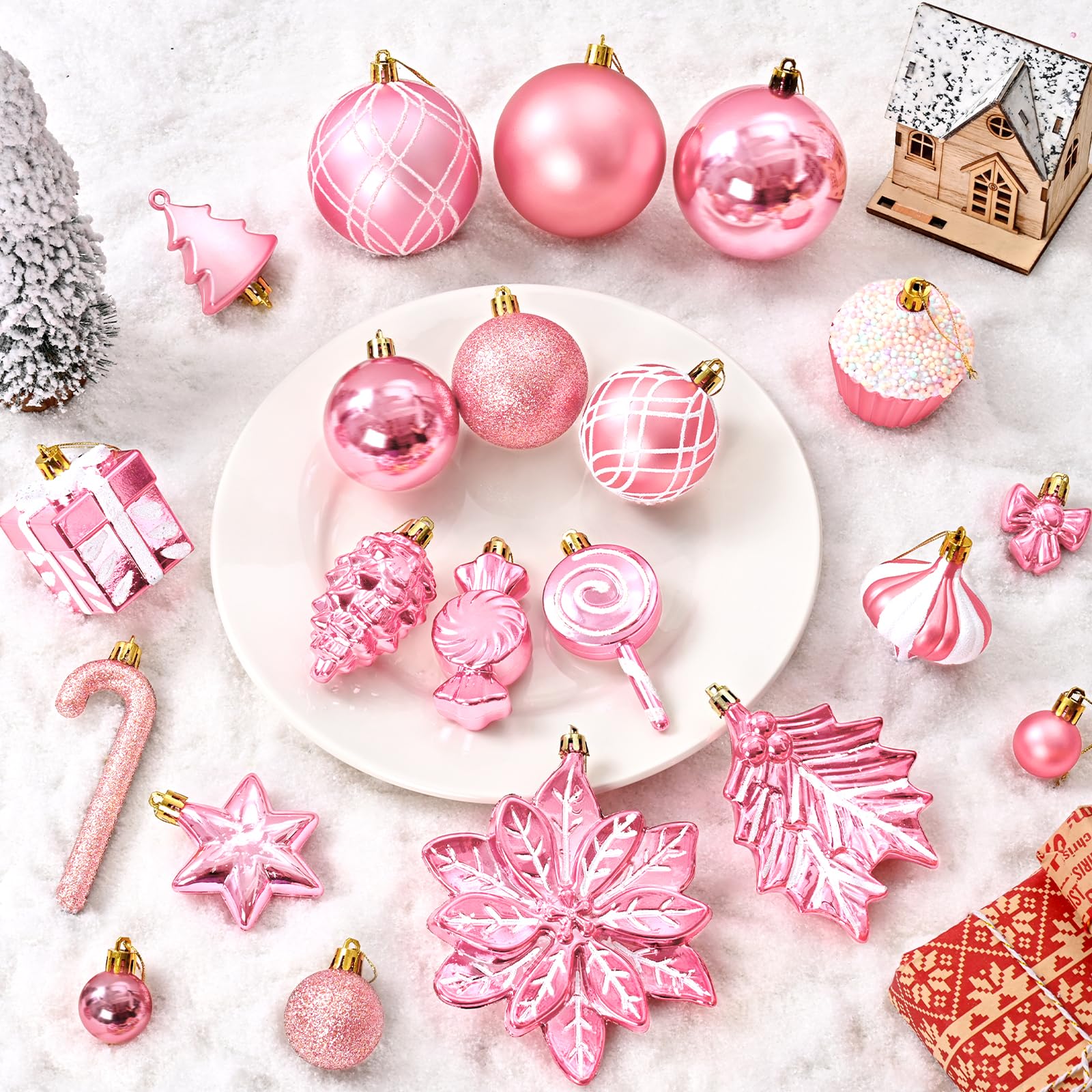 Uspring assortiment candy cupcake cadeau pour accents décoratifs variés