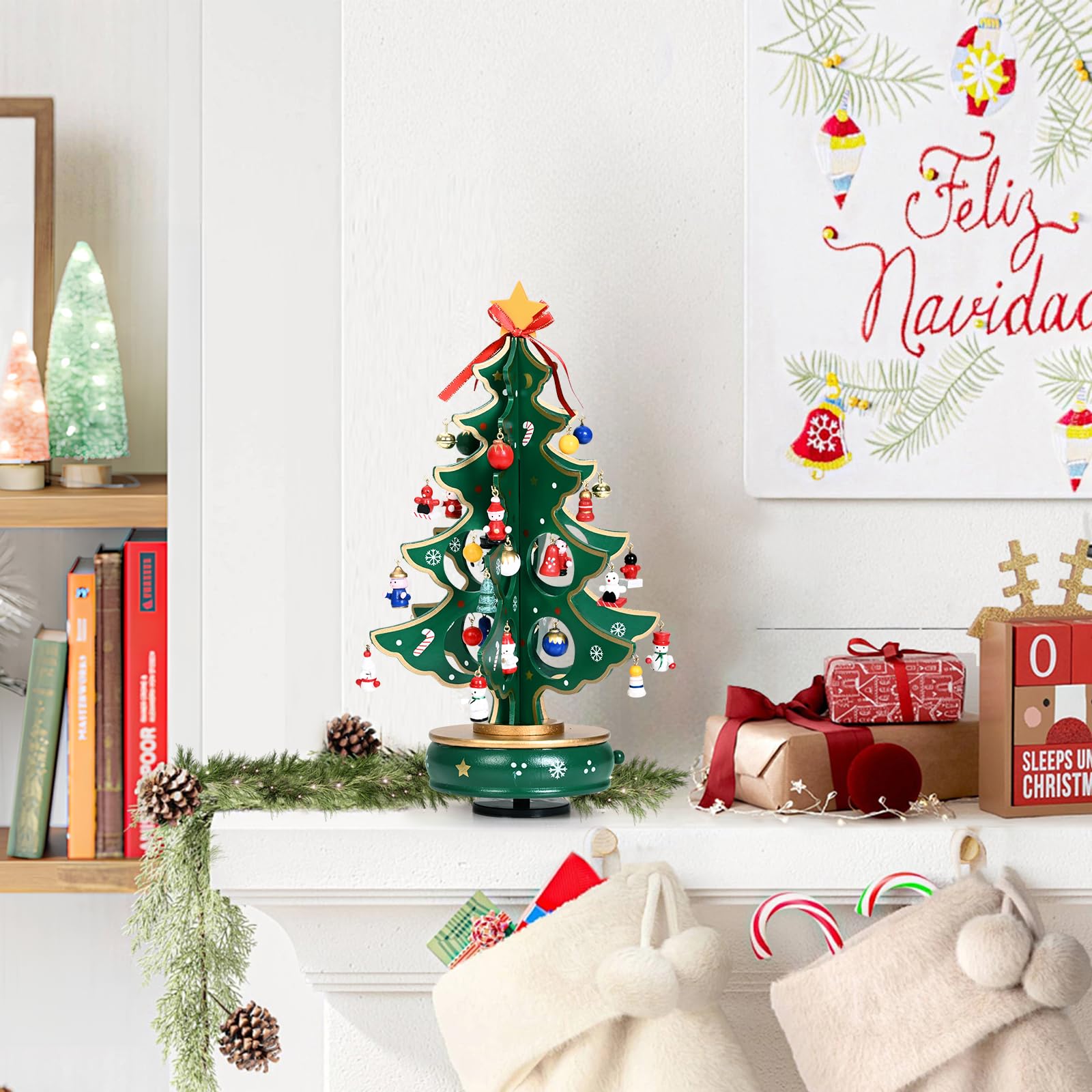 Uspring collection de 36 ornements posés, offre une grande variété décorative