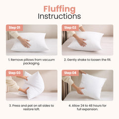 Utopia Bedding insert dans housse sur canapé fini élégant et structuré