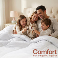 Utopia Bedding coin avec attache montrant fixation stable dans la housse