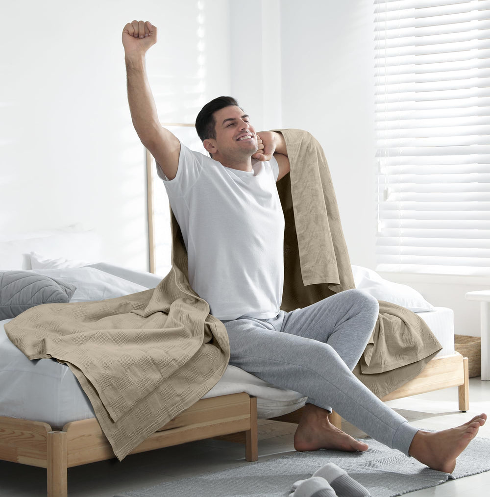 Utopia Bedding étiquette de marque et coin montrant authenticité bénéfice confiance produit