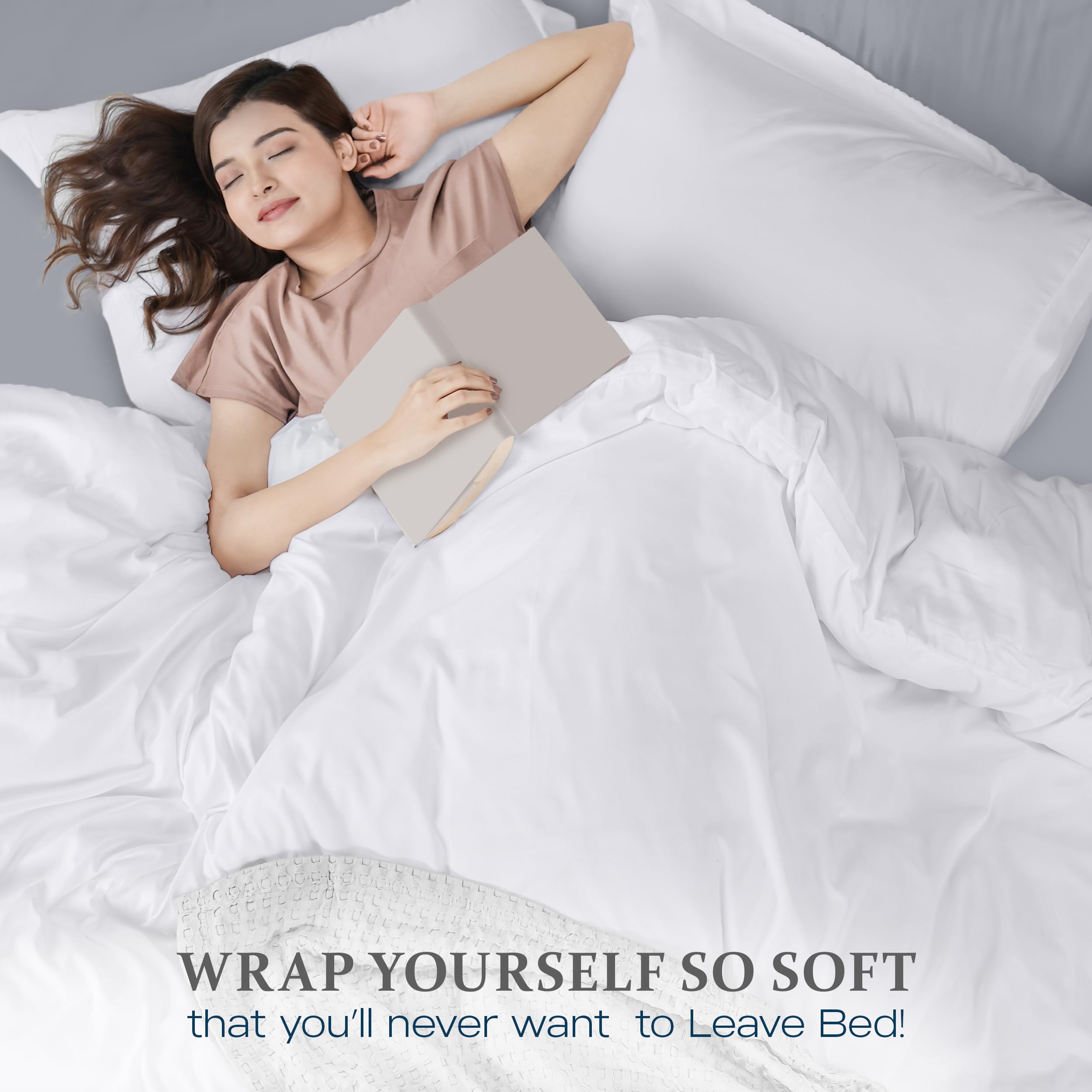 Utopia Bedding chambre mise en scène blanche pour un style épuré